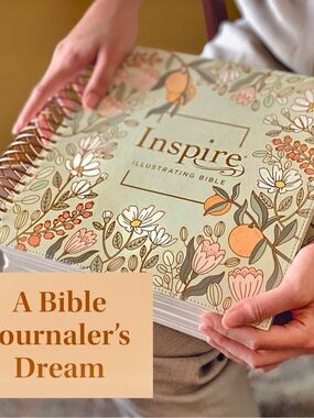 Inspire Illustrating Bible Journal - Mint Floral